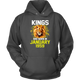 Kings Are Born In January 1959 Birthday Lion Hoodie