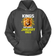 Kings are Born In January 1969 Lion Hoodie