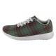Buchan Ancient Scottish Clan Tartan Sneakers Blue For Men & Women