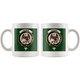 Agnew Hunting Clan Badge Coffee Mug - Size 11oz