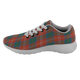 Chisholm Ancient Scottish Clan Tartan Sneakers Blue For Men & Women