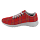 Burnett Modern Scottish Clan Tartan Sneakers Blue For Men & Women