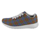 Bethune Scottish Clan Tartan Sneakers Blue For Men & Women - kittentee