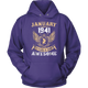 Awesome January 1941 Birthday Hoodie - kittentee