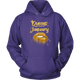 Queens Are Born In January Birthday Hoodie for Black Women