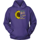 January Girls Are Sunshine Mixed Hurricane Sunflower Hoodie