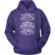 I Have A Crazy Sister Born In April Birthday Hoodie