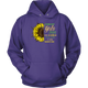 January Girls 2000 Are Sunshine Mixed Hurricane Sunflower Birthday Hoodie