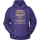 Legends Were Born In January 1972 Birthday Hoodie