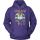 January Vintage 1948 Year Old Shark Lover Birthday Hoodie