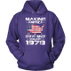 Birthday Making America Great Since January 1978 Birthday Hoodie - kittentee