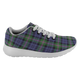Baird Modern Scottish Clan Tartan Sneakers Blue For Men & Women - kittentee