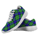 Armstrong Scottish Clan Tartan Sneakers Blue For Men & Women - kittentee