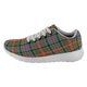 Caledonia Ancient Scottish Clan Tartan Sneakers Blue For Men & Women