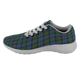 Baird Scottish Clan Tartan Sneakers Blue For Men & Women - kittentee