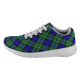 Abercrombie Hunting Scottish Clan Tartan Sneakers Blue For Men & Women - kittentee
