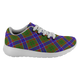 Adam Scottish Clan Tartan Sneakers Blue For Men & Women - kittentee