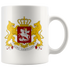 Alternate Coat Of Arms Georgia Coffee Mug - Size 11oz
