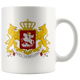 Alternate Coat Of Arms Georgia Coffee Mug - Size 11oz