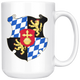 Arms of Charles VII Albert, Holy Roman Emperor Coffee Mug - Size 15oz