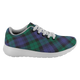 Blackwatch Modern Scottish Clan Tartan Sneakers Blue For Men & Women - kittentee