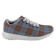 Anderson Modern Scottish Clan Tartan Sneakers Blue For Men & Women - kittentee