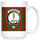 Auchinleck Clan Badge Coffee Mug - Size 15oz