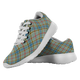 Balfour Scottish Clan Tartan Sneakers Blue For Men & Women - kittentee