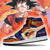 Goku High Top Shoes Boots Custom Dragon Ball Z Anime Sneakers Costume
