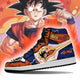 Goku High Top Shoes Boots Custom Dragon Ball Z Anime Sneakers Costume