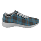 Angus Ancient Scottish Clan Tartan Sneakers Blue For Men & Women - kittentee