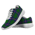 Carmichael Modern Scottish Clan Tartan Sneakers Blue For Men & Women