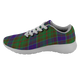 Adam Hunting Scottish Clan Tartan Sneakers Blue For Men & Women - kittentee