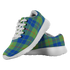 Barclay Hunting Ancient Scottish Clan Tartan Sneakers Blue For Men & Women