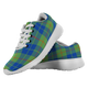 Barclay Hunting Ancient Scottish Clan Tartan Sneakers Blue For Men & Women - kittentee