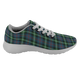 Bannatyne Scottish Clan Tartan Sneakers Blue For Men & Women - kittentee