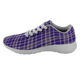 Allardice Scottish Clan Tartan Sneakers Blue For Men & Women - kittentee