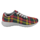 Buchanan Modern Scottish Clan Tartan Sneakers Blue For Men & Women