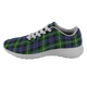 Baillie Modern Scottish Clan Tartan Sneakers Blue For Men & Women - kittentee