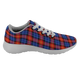 Anstruther Scottish Clan Tartan Sneakers Blue For Men & Women - kittentee