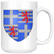 Armoiries Guy de Lusignan Coffee Mug - Size 15oz
