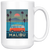 Malibu California Coffee Mug - Size 15oz