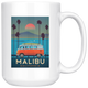 Malibu California Coffee Mug - Size 15oz