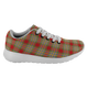 Chattan Scottish Clan Tartan Sneakers Blue For Men & Women