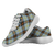 Bell Scottish Clan Tartan Sneakers Blue For Men & Women - kittentee