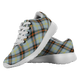 Bell Scottish Clan Tartan Sneakers Blue For Men & Women - kittentee
