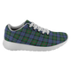 Baird Scottish Clan Tartan Sneakers Blue For Men & Women - kittentee