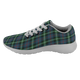 Bannatyne Scottish Clan Tartan Sneakers Blue For Men & Women - kittentee