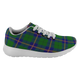 Carmichael Modern Scottish Clan Tartan Sneakers Blue For Men & Women