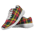 Buchanan Modern Scottish Clan Tartan Sneakers Blue For Men & Women
